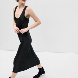 GAP sati midi tank dress NWT